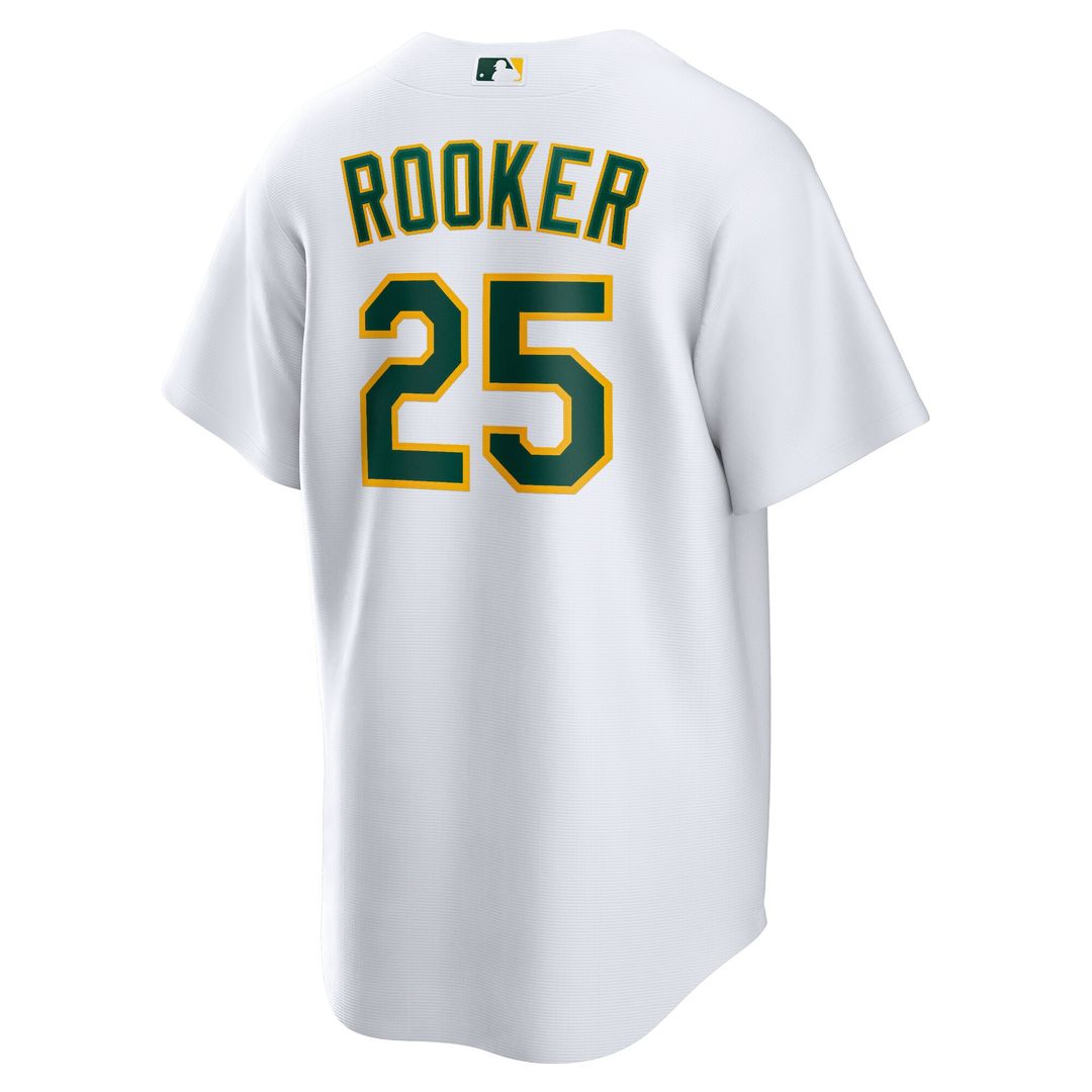 Athletics Brent Rooker Home Replica Jersey - White