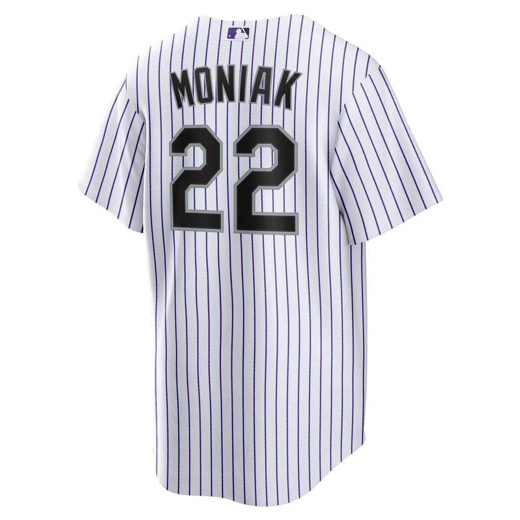 Colorado Rockies Mickey Moniak Home Replica Jersey - White
