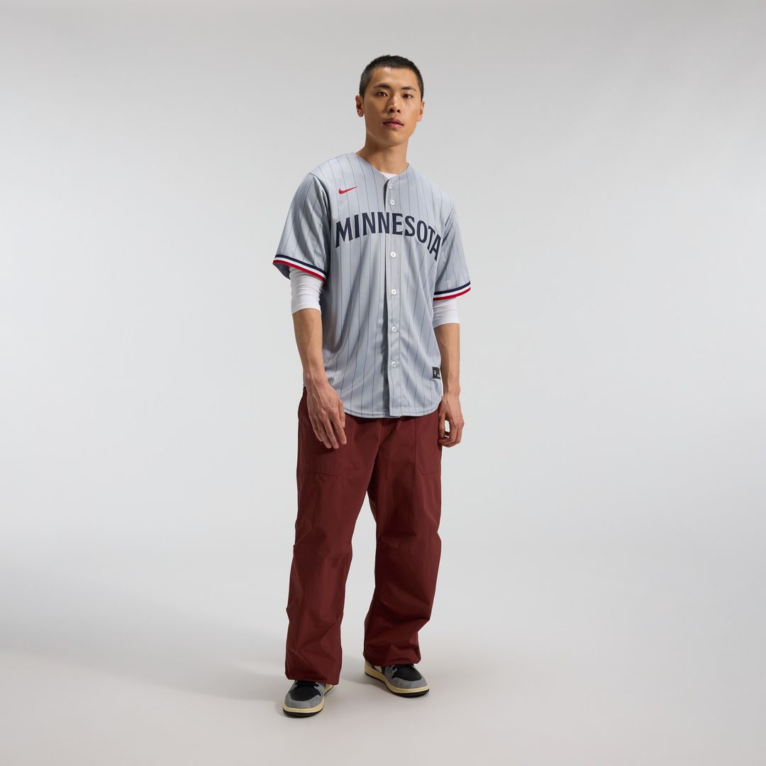 Minnesota Twins Road Replica Team Jersey - Gray