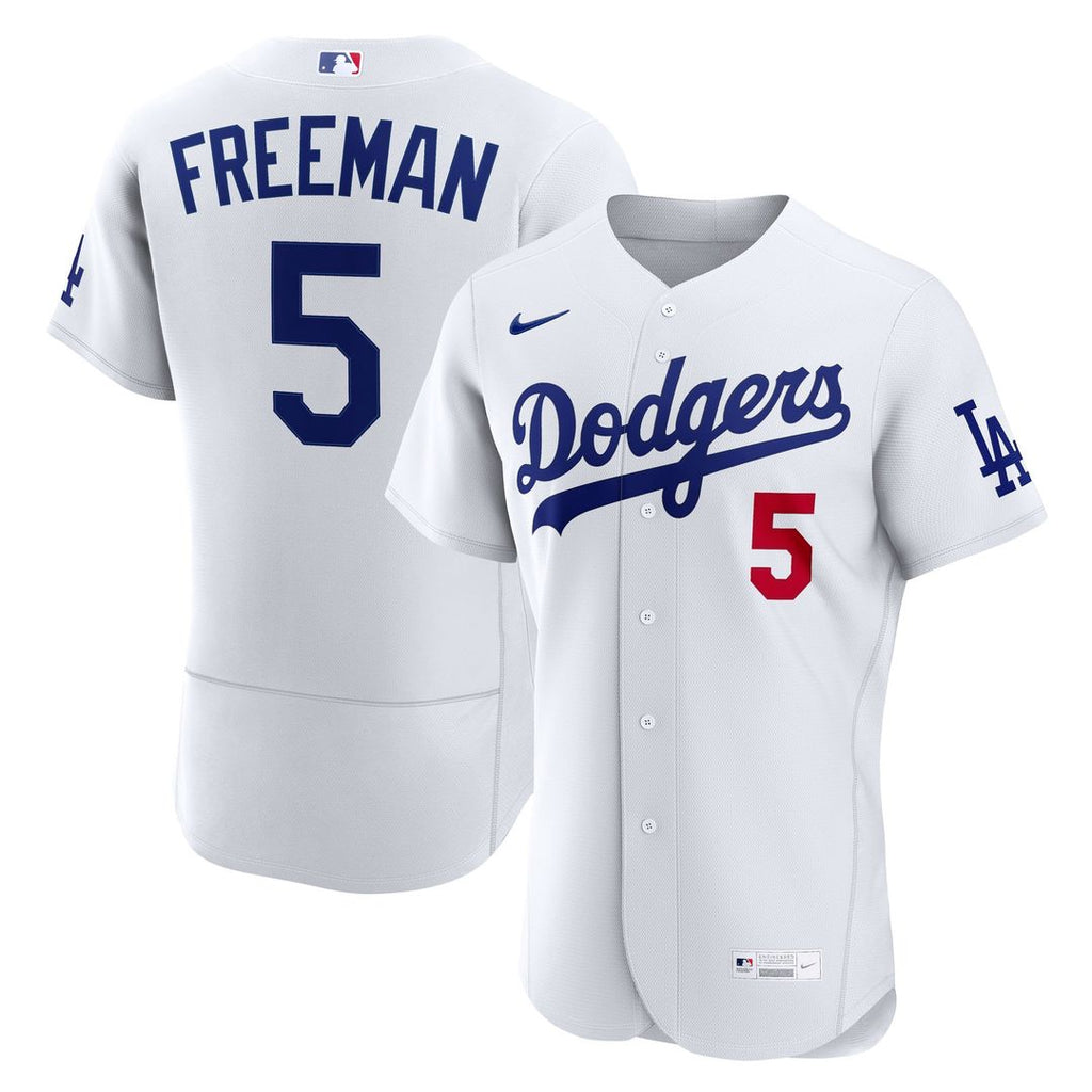 Los Angeles Dodgers Freddie Freeman Home Authentic Jersey - White