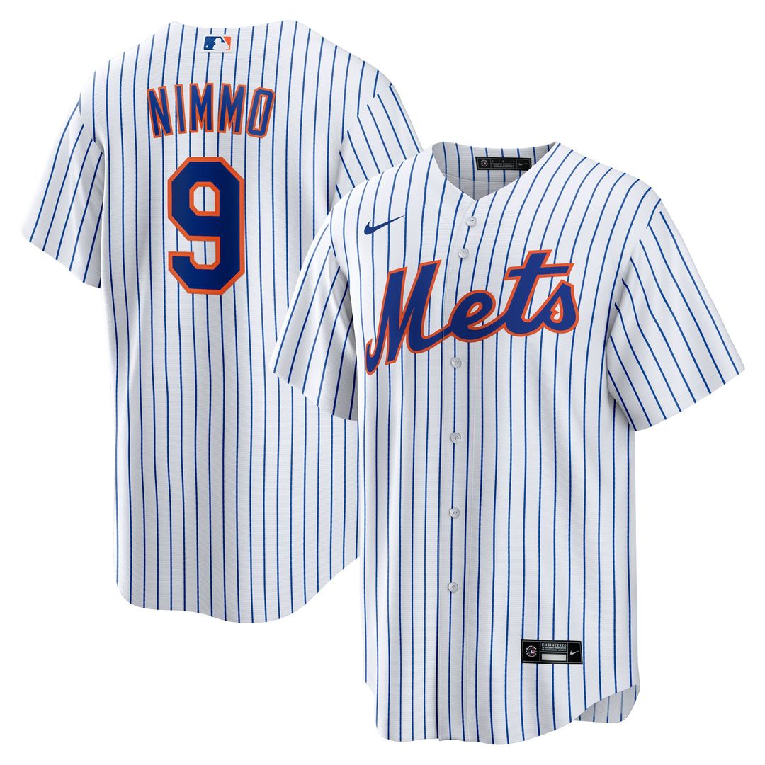 New York Mets Brandon Nimmo Home Replica Jersey - White