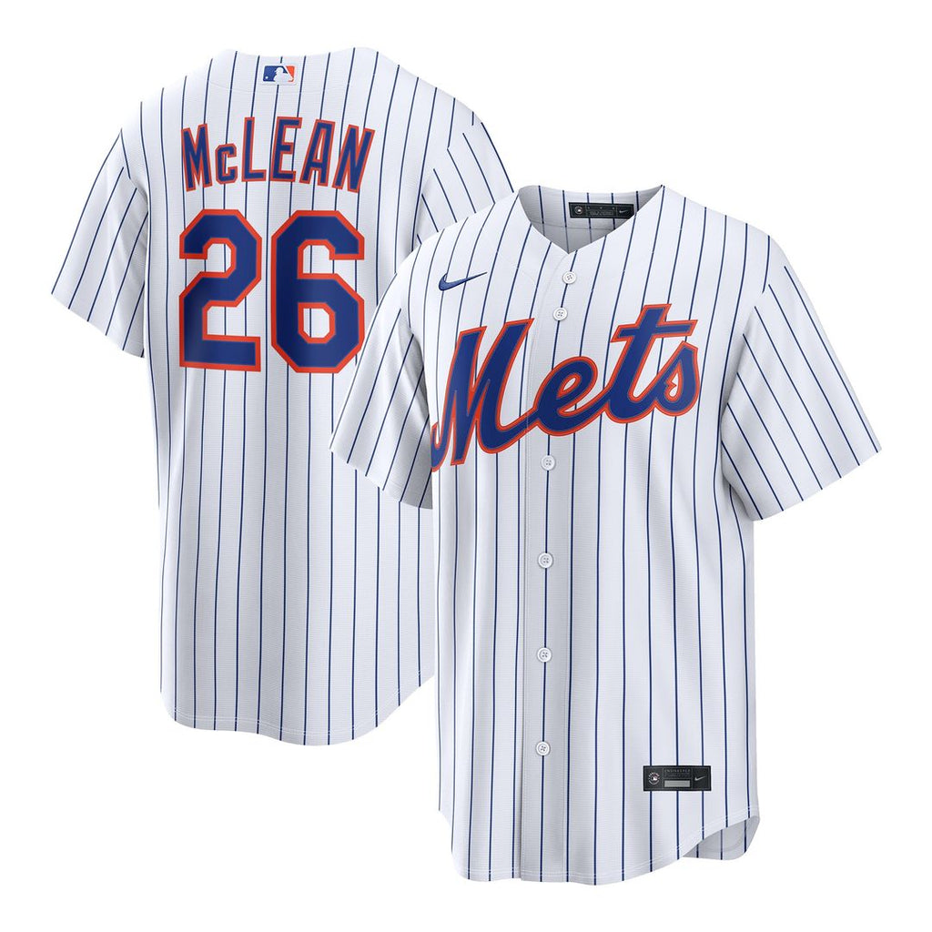 New York Mets Nolan McLean Home Replica Jersey - White