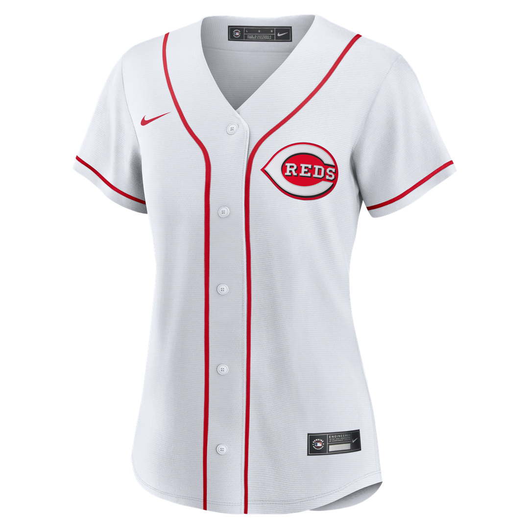 Cincinnati Reds Eugenio Suárez Women's Home Replica Jersey - White