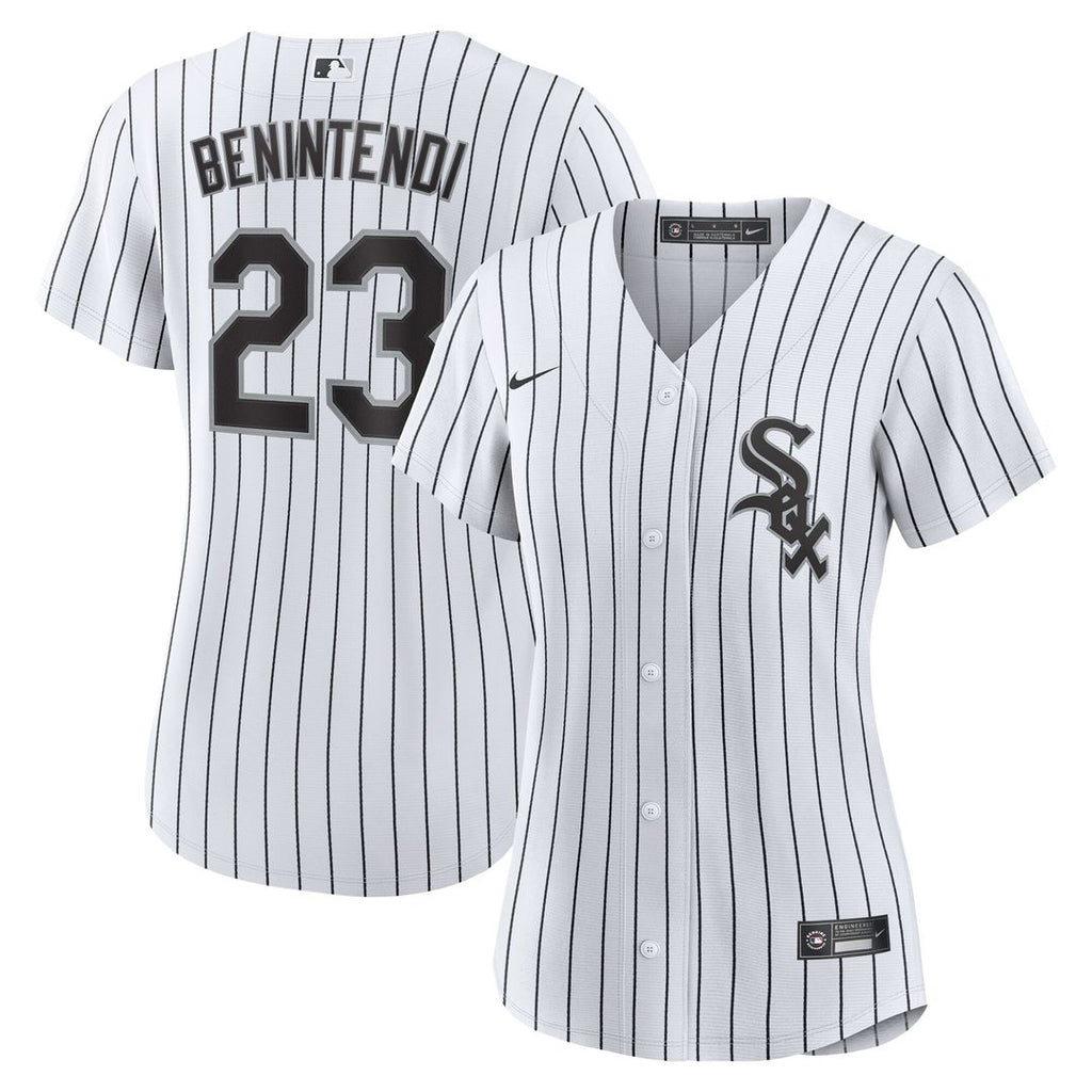 Chicago White Sox Andrew Benintendi Women's Home Player Jersey - White/Black