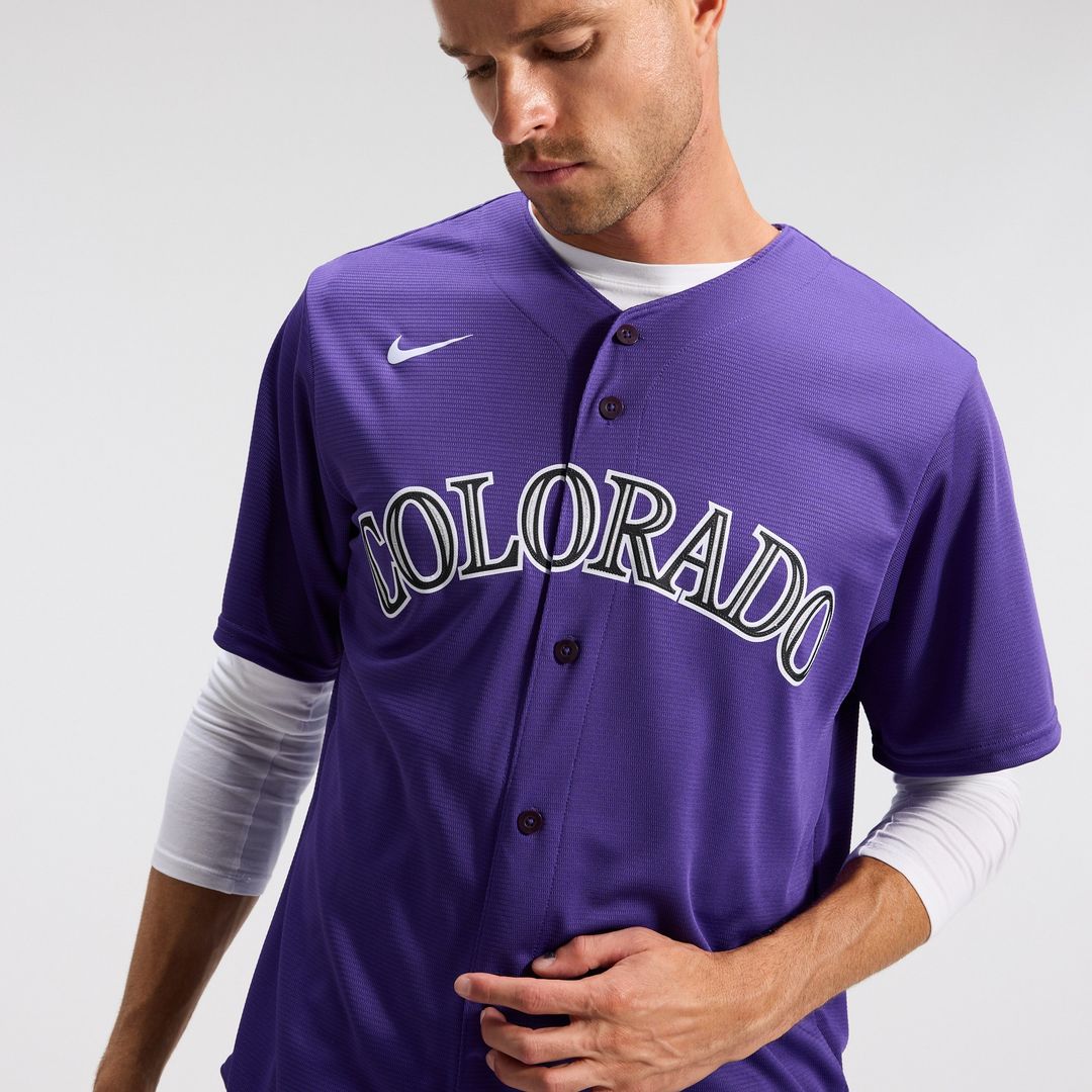 Colorado Rockies Alternate Replica Team Jersey - Purple