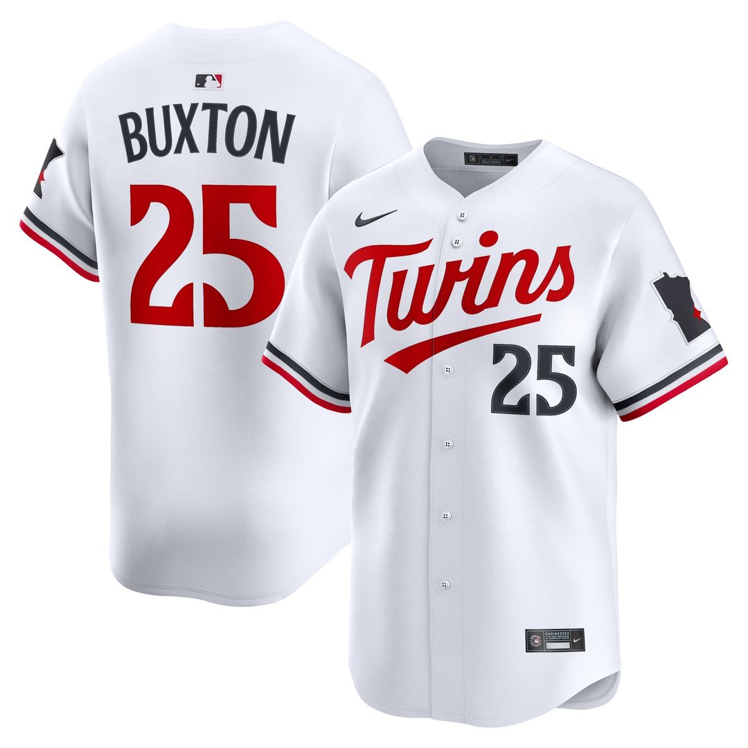 Minnesota Twins Byron Buxton Home Limited Jersey - White