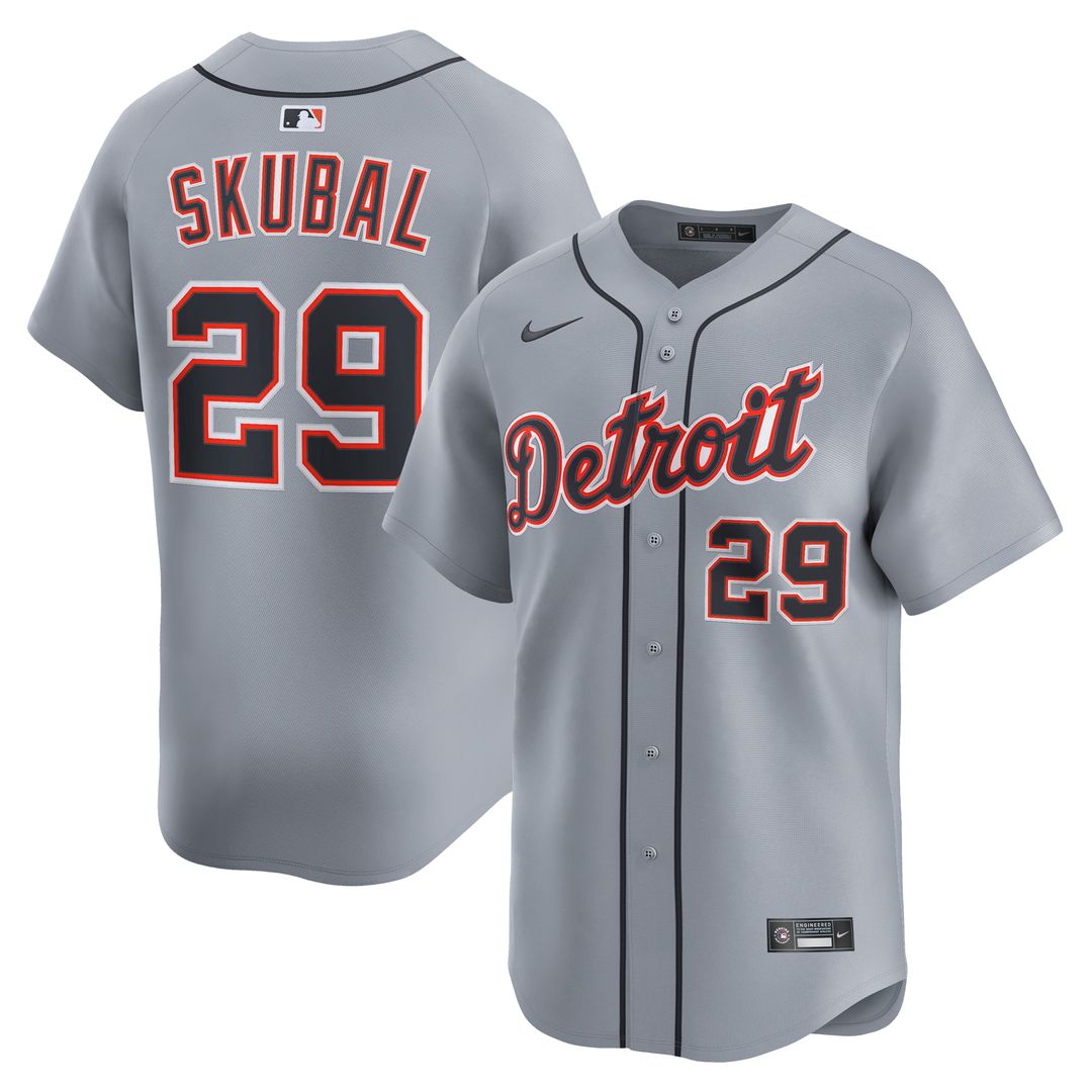 Detroit Tigers Tarik Skubal Road Limited Jersey - Gray