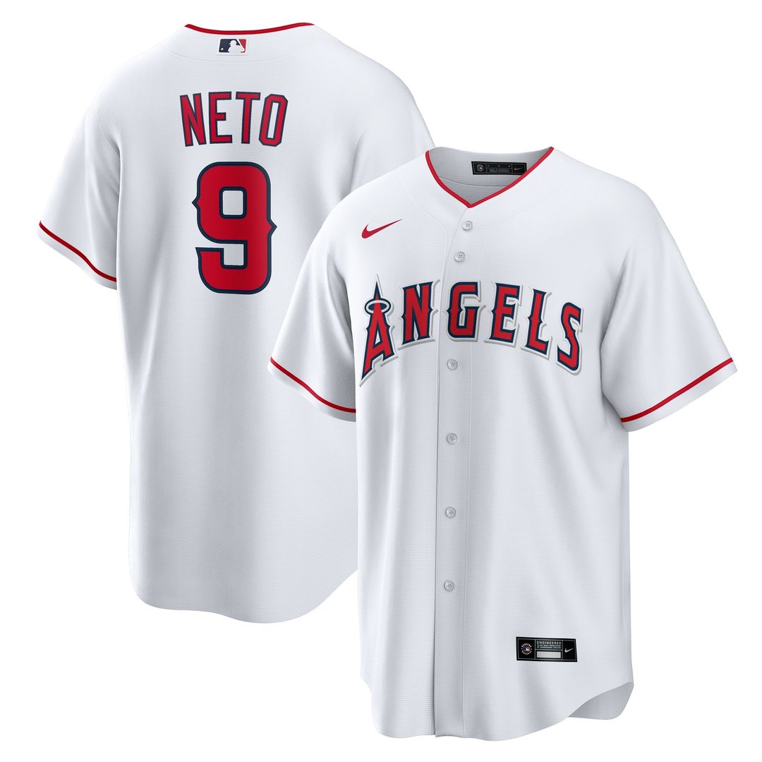 Los Angeles Angels Zach Neto Home Replica Jersey - White