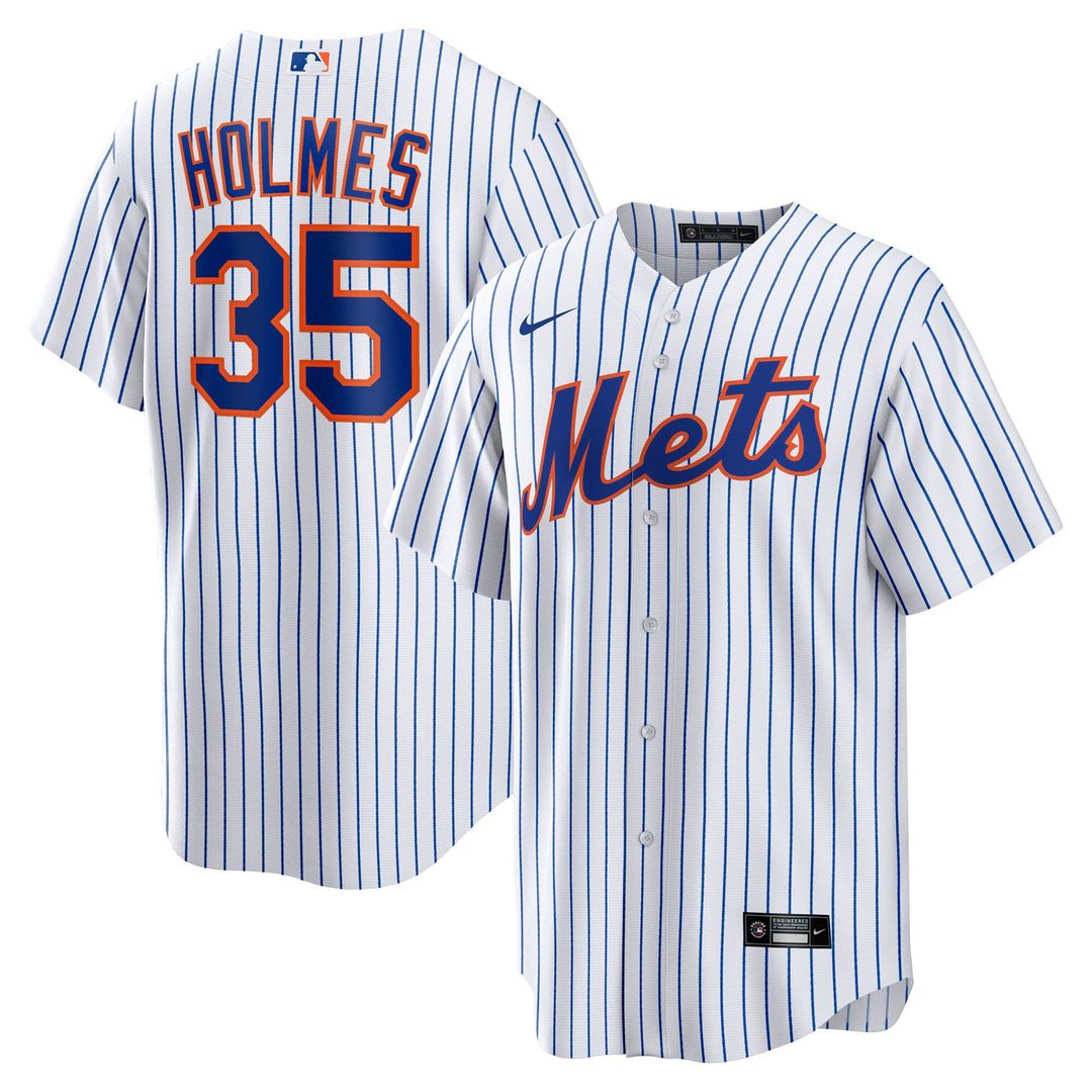 New York Mets Clay Holmes Home Replica Jersey - White