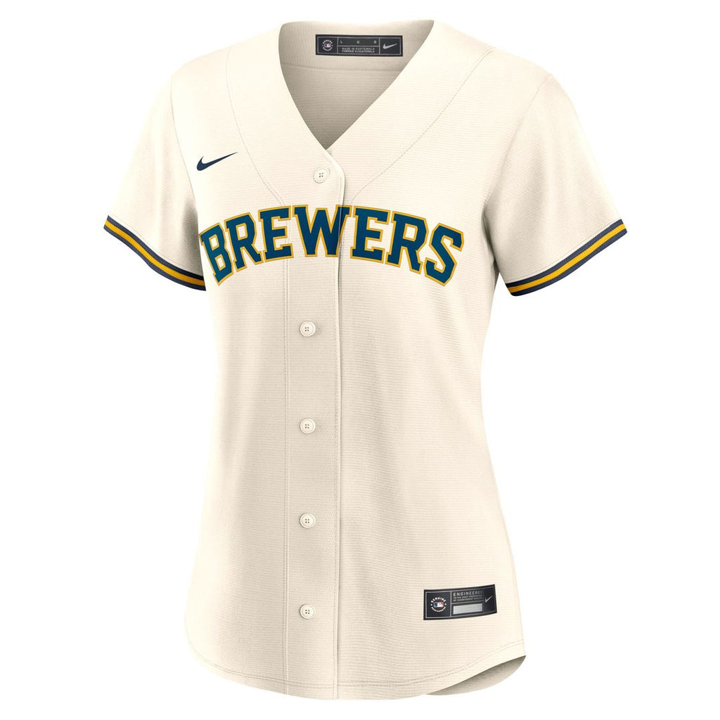 Milwaukee Brewers Blake Perkins Women's Home Replica Jersey - Cream
