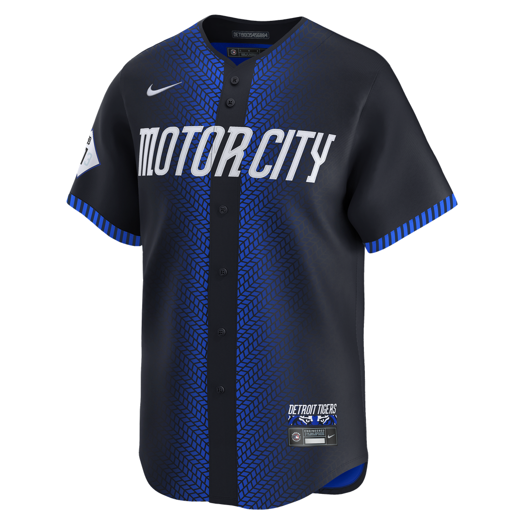 Detroit Tigers City Connect Limited Jersey - Blue