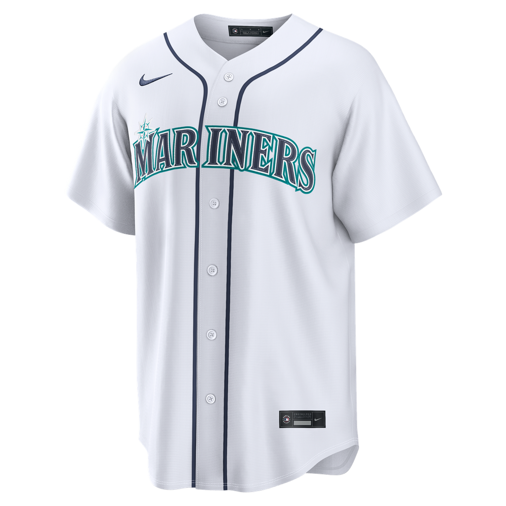 Seattle Mariners Cal Raleigh Home Replica Jersey - White