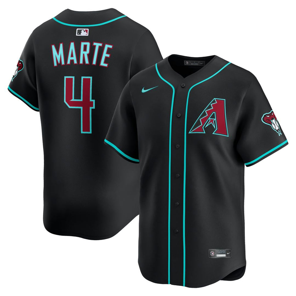 Arizona Diamondbacks Ketel Marte Alternate Limited Jersey - Black