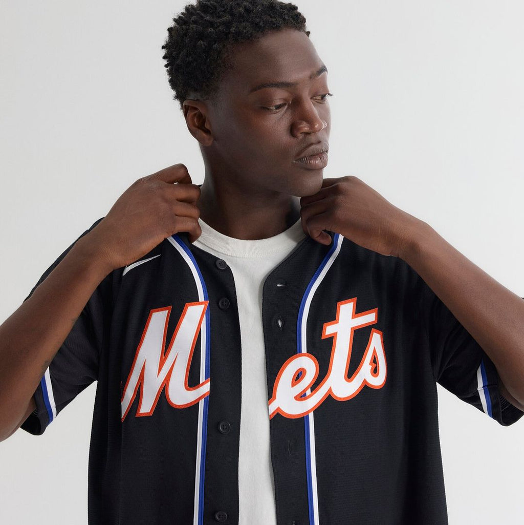 New York Mets Juan Soto Fashion Replica Black Out Jersey