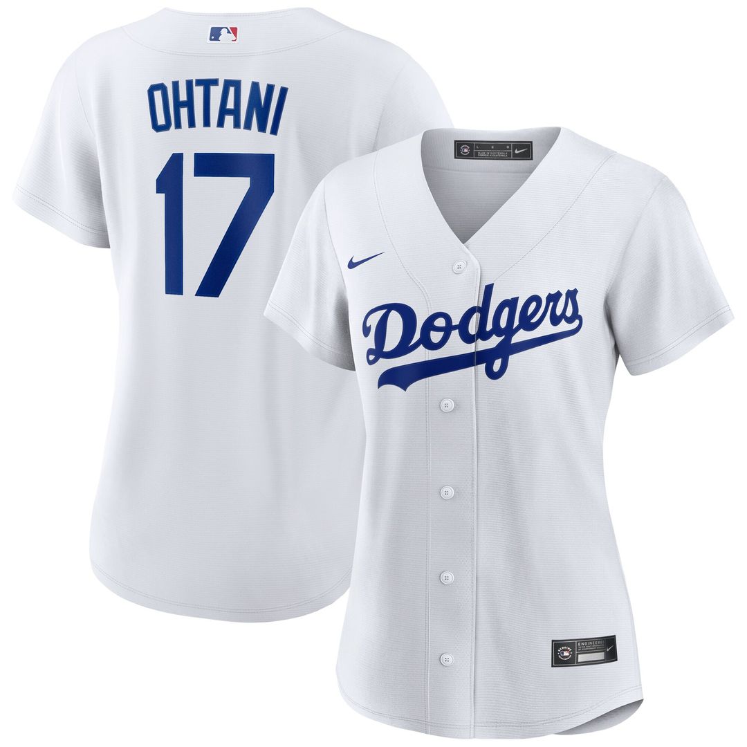 Los Angeles Dodgers Shohei Ohtani Women's Home Replica Jersey - White