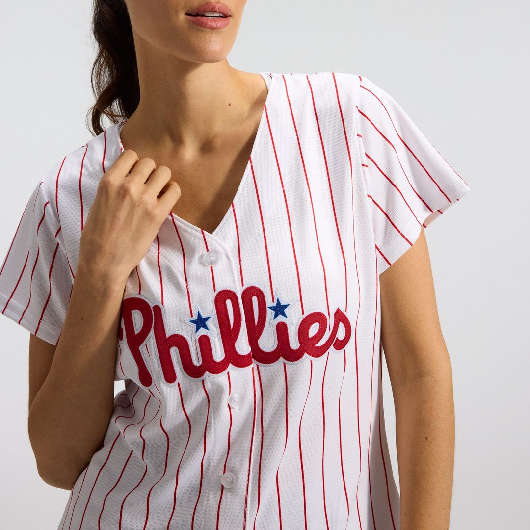 Philadelphia Phillies Women's Home Replica Team Jersey - White