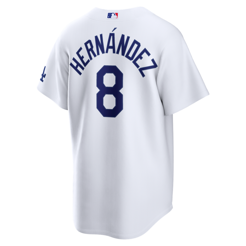 Los Angeles Dodgers Enrique Hernández Home Stadium Jersey - White