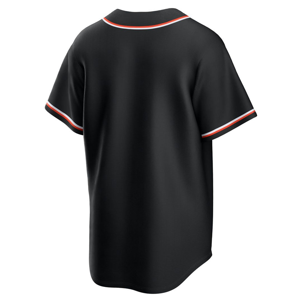 Baltimore Orioles Fashion Replica Black Out Jersey