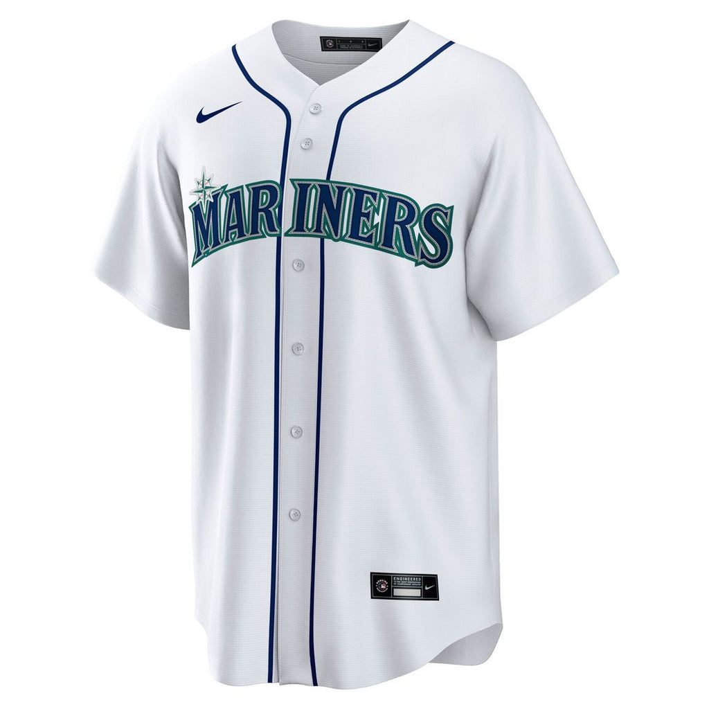Seattle Mariners Cal Raleigh Home Replica Jersey - White