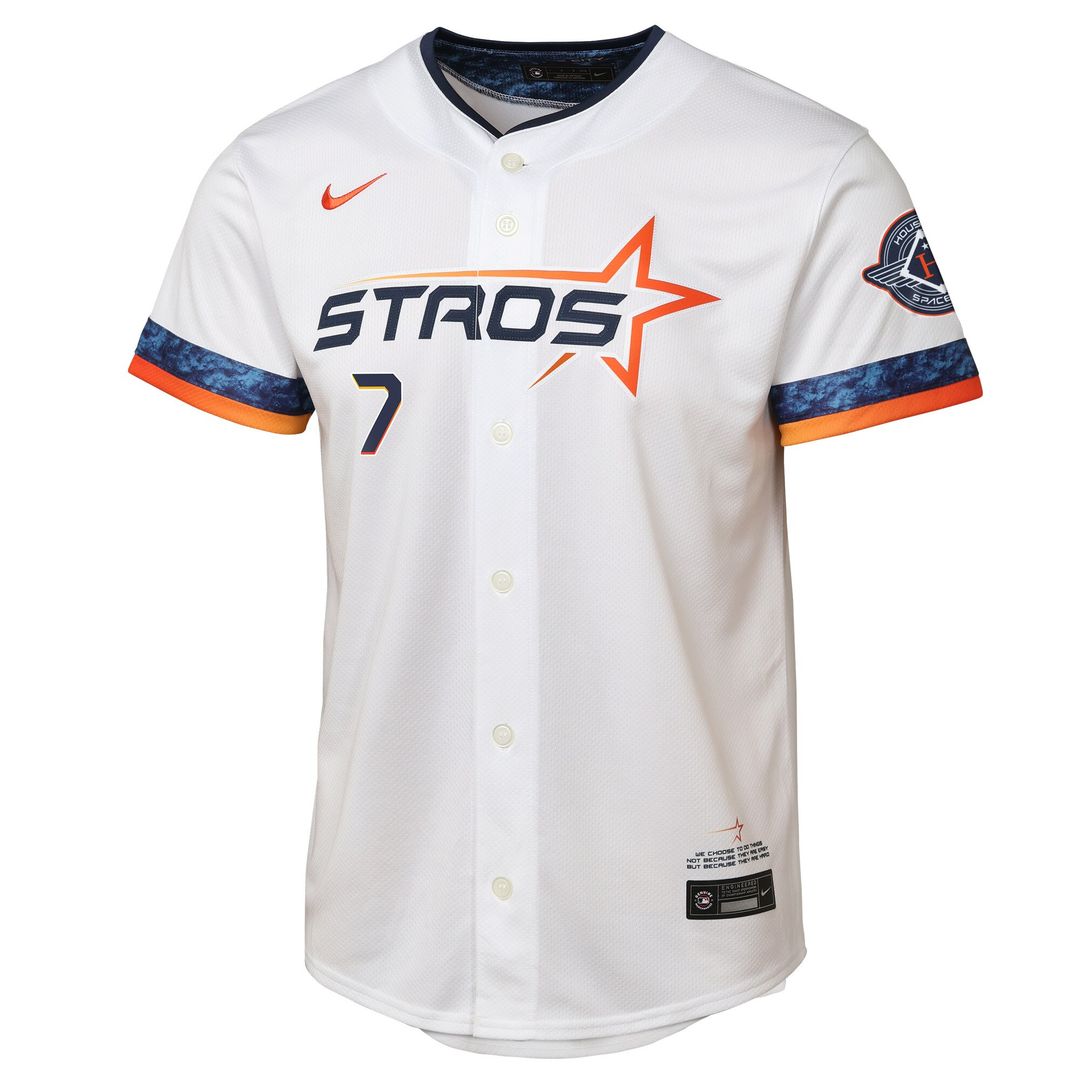 Houston Astros Craig Biggio Youth 2025 City Connect Limited Jersey - White