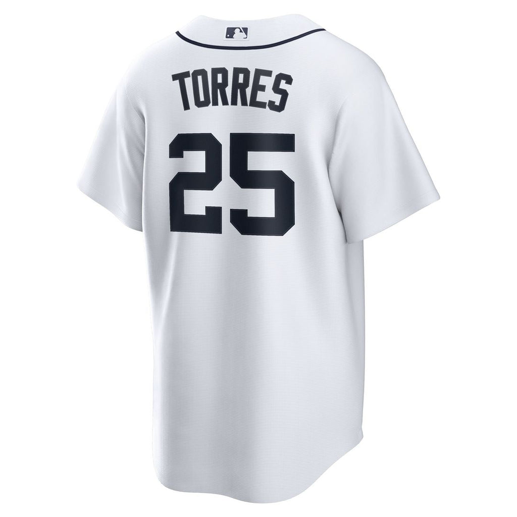 Detroit Tigers Gleyber Torres Home Replica Jersey - White