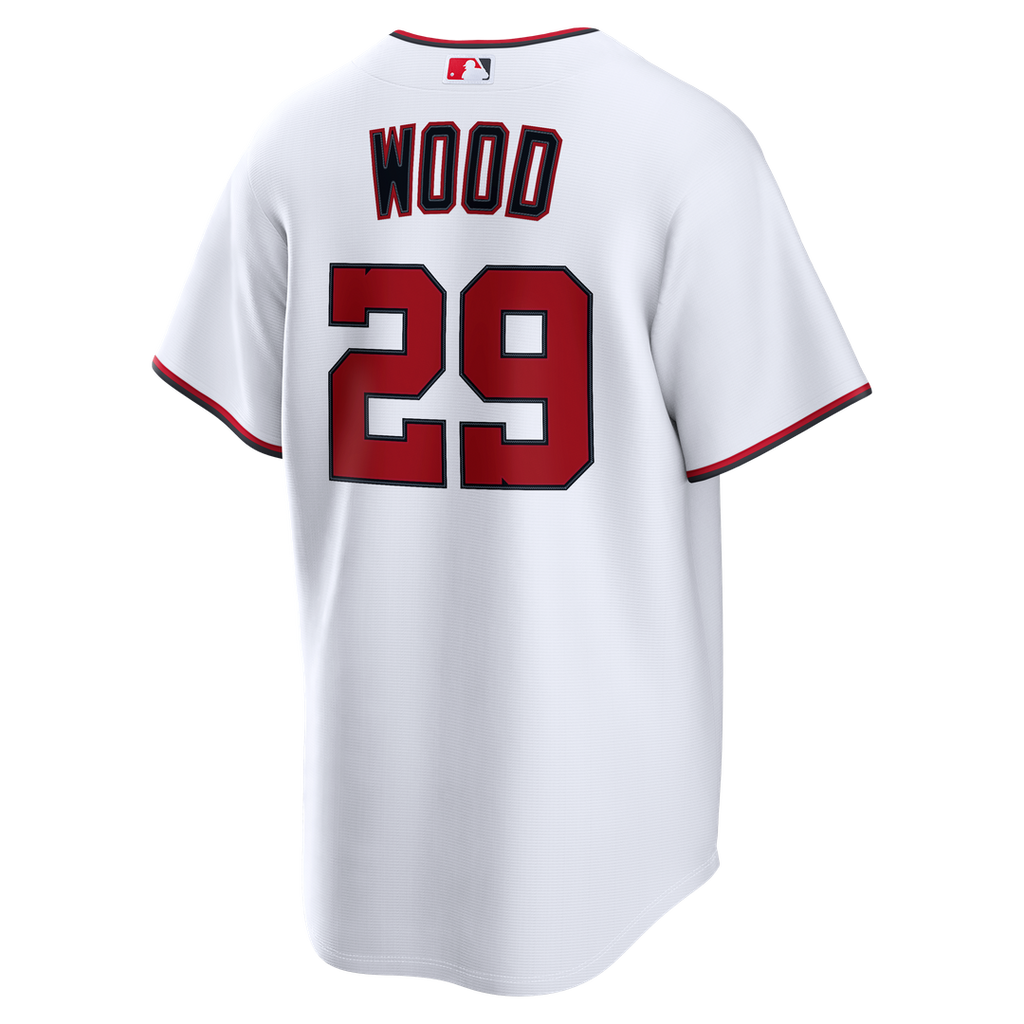 Washington Nationals James Wood Home Replica Jersey - White