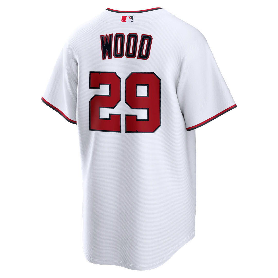 Washington Nationals James Wood Home Replica Jersey - White
