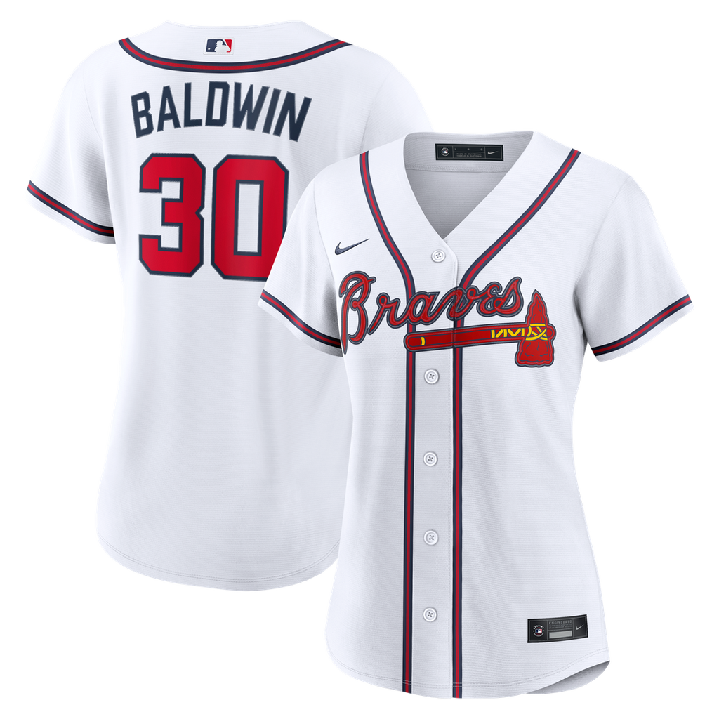 Atlanta Braves Drake Baldwin Women's Home Replica Jersey - White