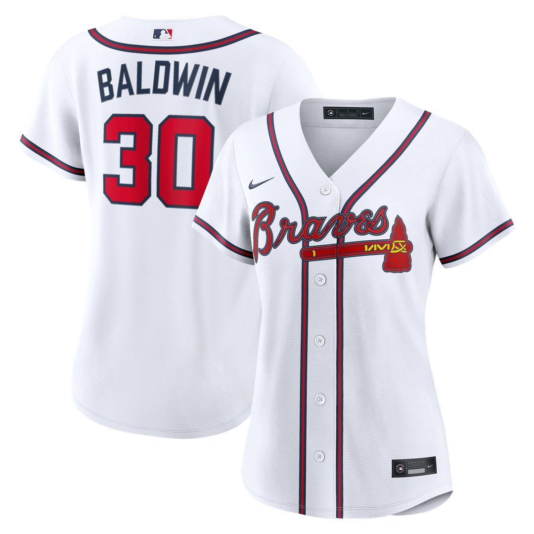 Atlanta Braves Drake Baldwin Women's Home Replica Jersey - White