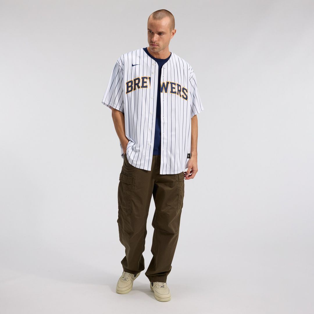 Milwaukee Brewers Christian Yelich Alternate Replica Jersey - White
