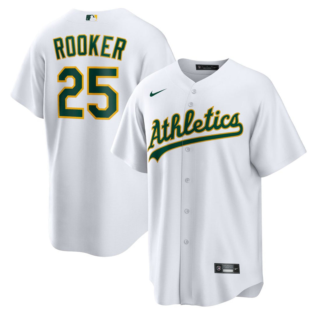 Athletics Brent Rooker Home Replica Jersey - White