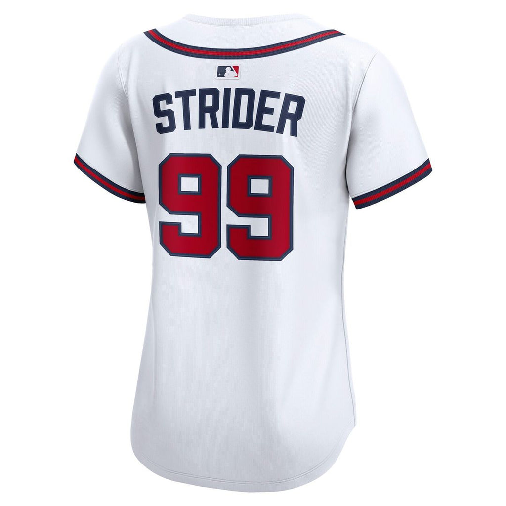 Atlanta Braves Spencer Strider Women's Home Limited Jersey - White