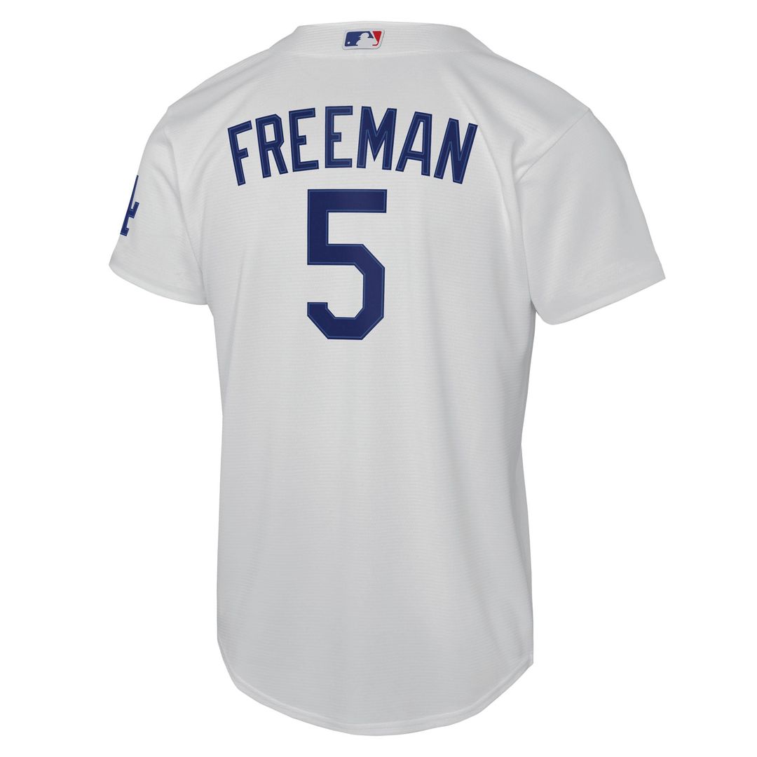 Los Angeles Dodgers Freddie Freeman Youth Home Stadium Jersey - White