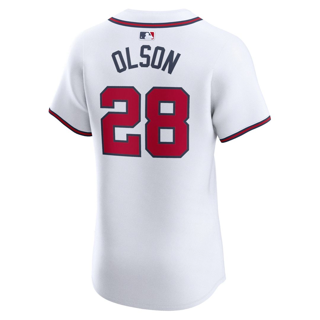 Atlanta Braves Matt Olson Home Elite Jersey - White