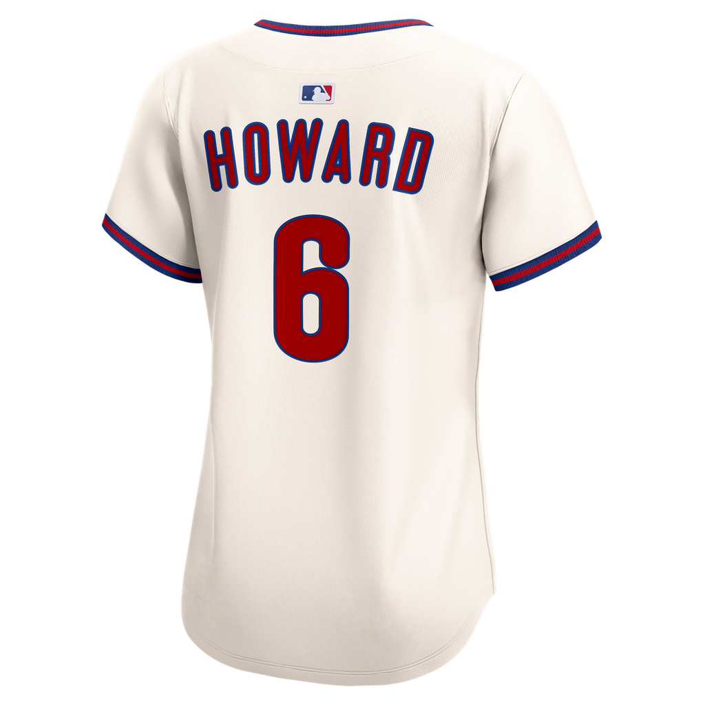 Philadelphia Phillies Ryan Howard Women's Limited Jersey - White