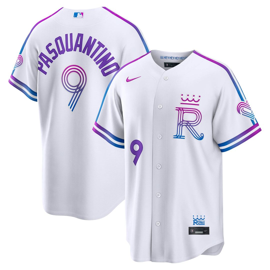 Kansas City Royals Vinnie Pasquantino 2026 City Connect Stadium Jersey - White