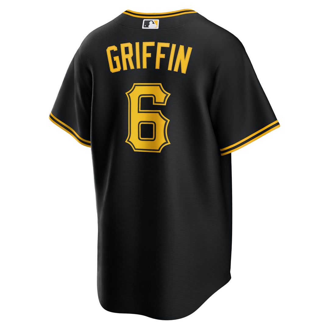 Pittsburgh Pirates Konnor Griffin Alternate Replica Jersey - Black