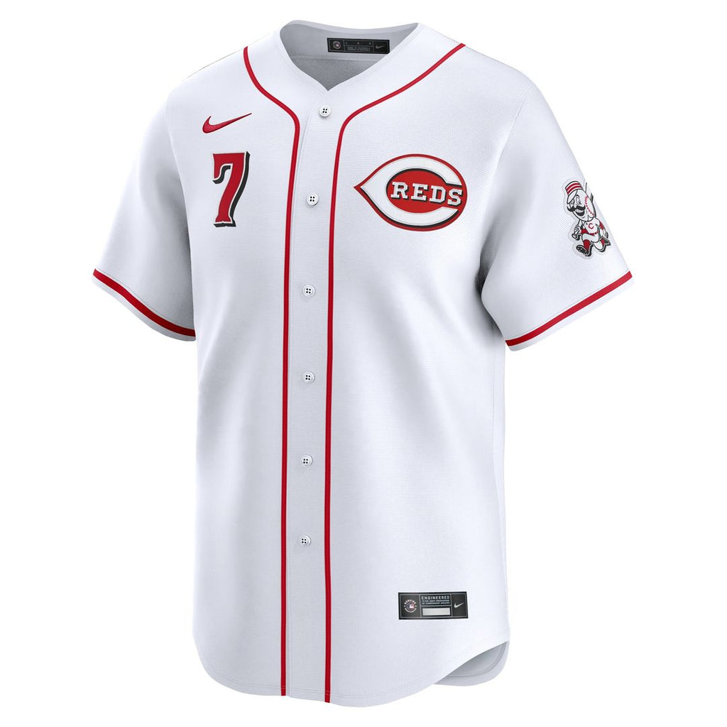 Cincinnati Reds Spencer Steer Home Limited Jersey - White
