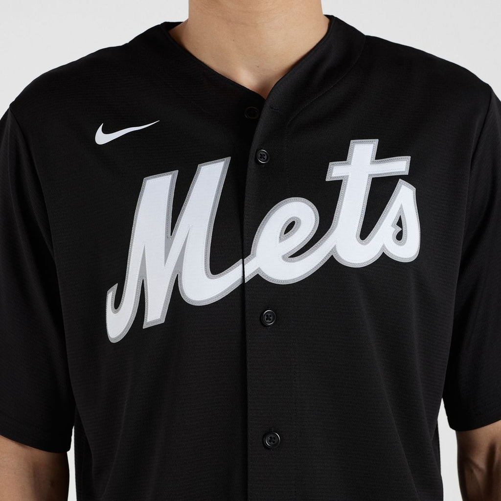 New York Mets Francisco Lindor Replica Jersey - Black