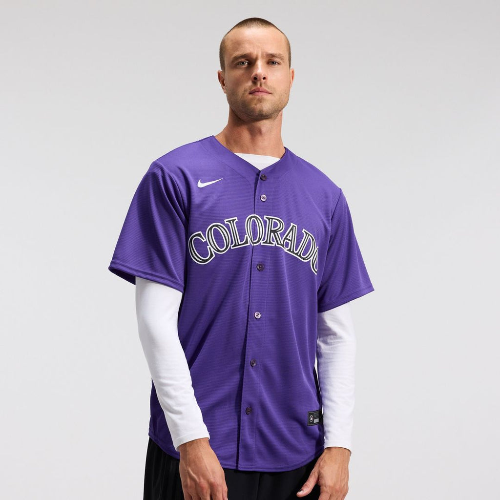 Colorado Rockies Alternate Replica Team Jersey - Purple