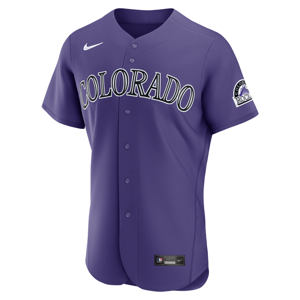 Colorado Rockies Alternate Authentic Jersey - Purple
