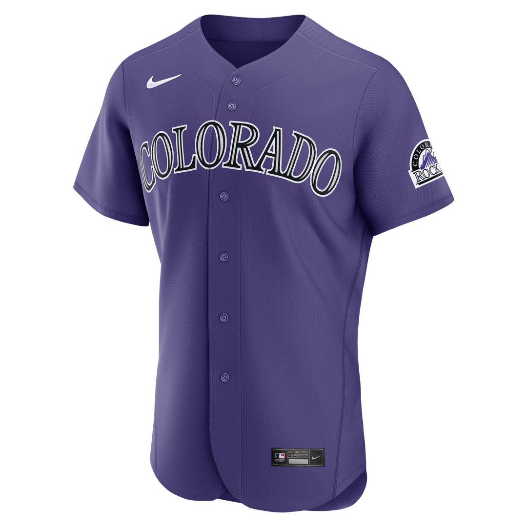 Colorado Rockies Alternate Authentic Jersey - Purple