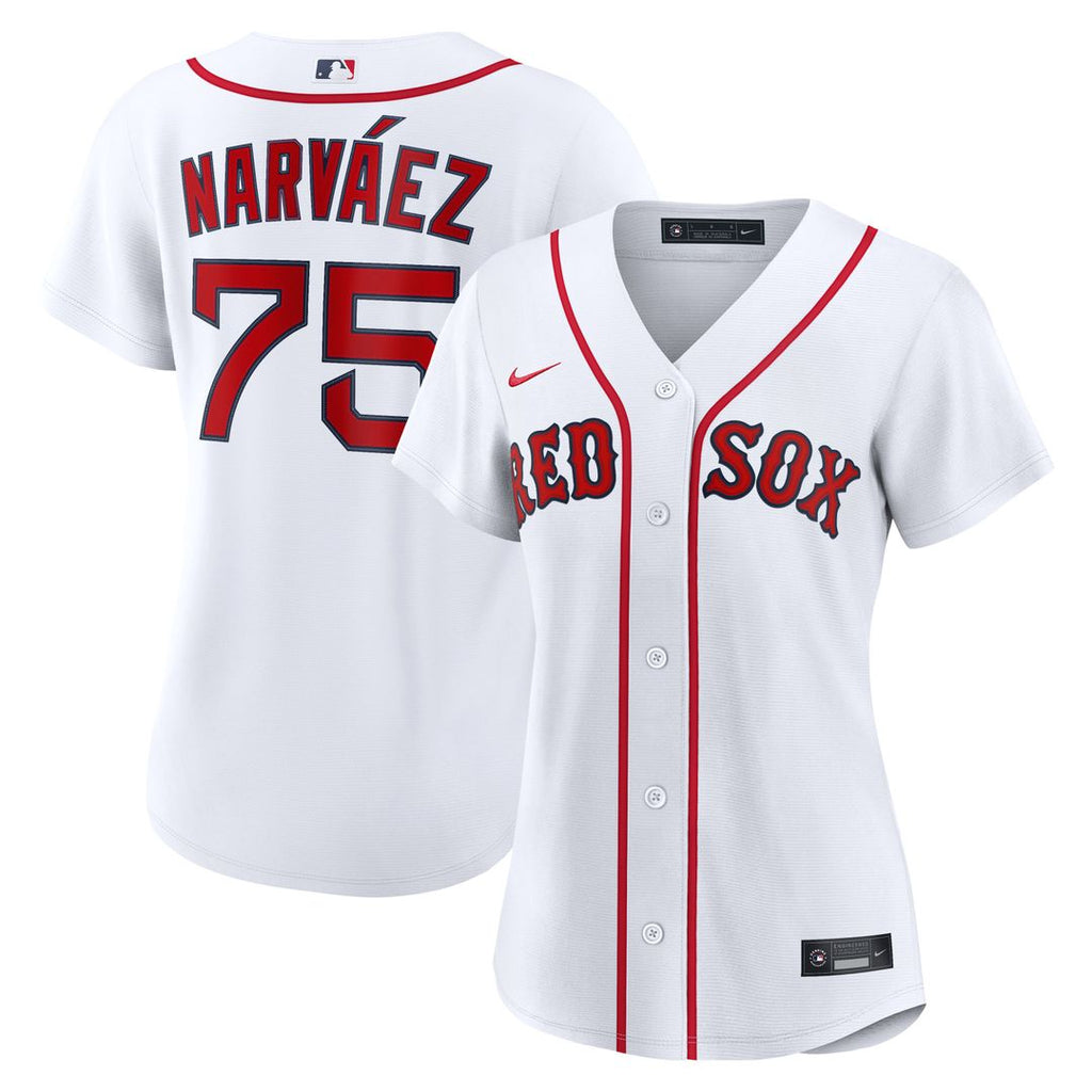 Boston Red Sox Carlos Narváez Women's Home Replica Jersey - White