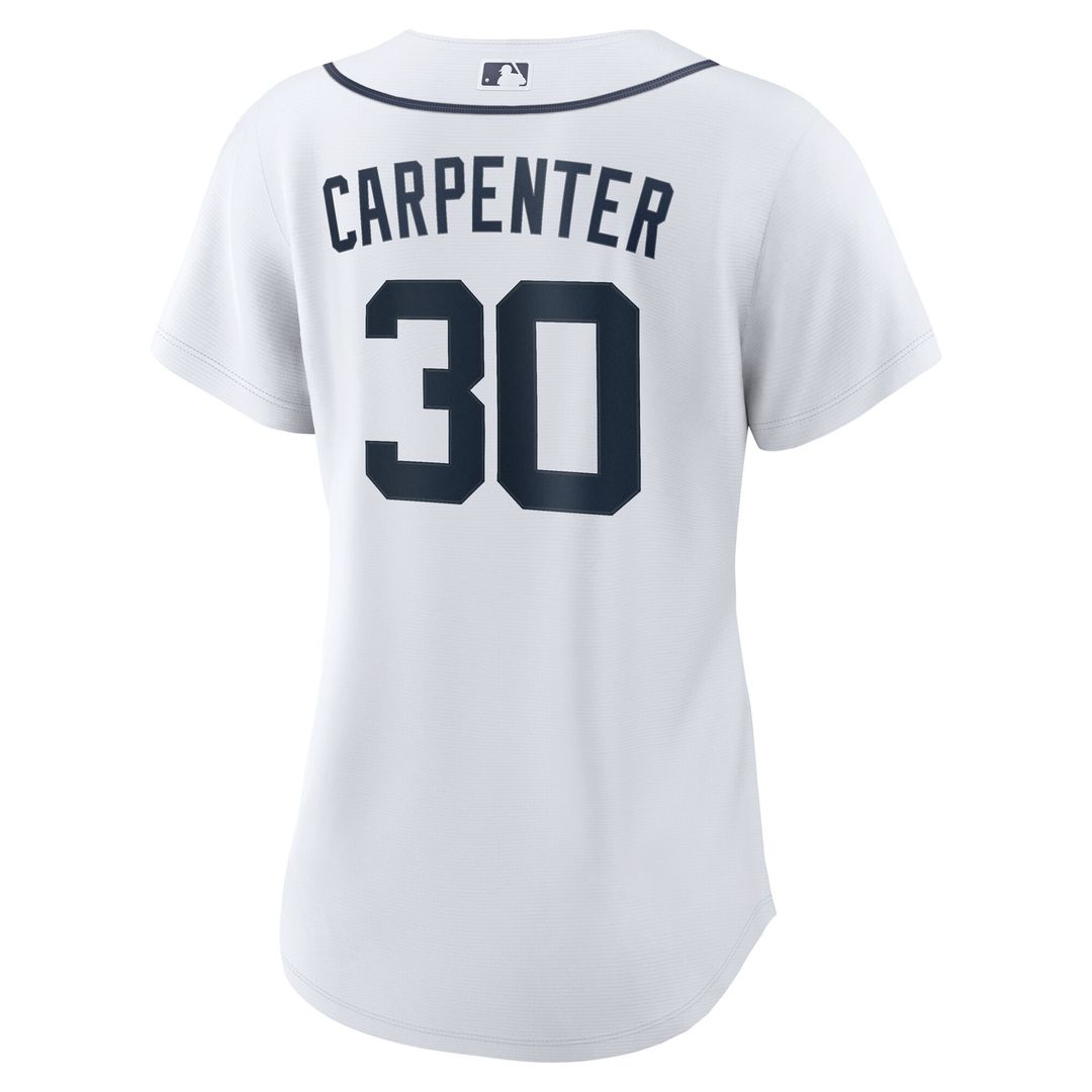 Detroit Tigers Kerry Carpenter Women's Home Replica Jersey - White