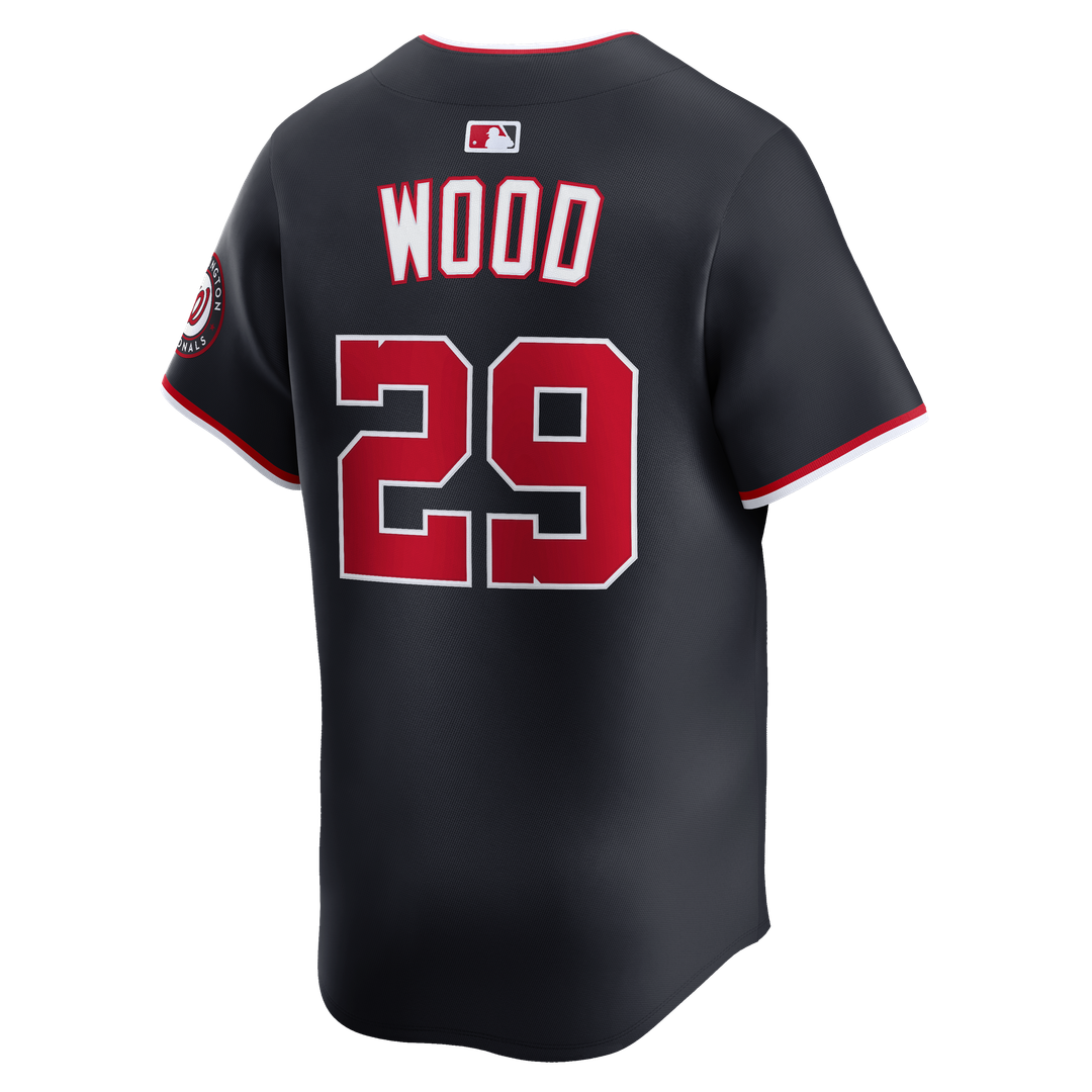 Washington Nationals James Wood Alternate Limited Jersey - Navy