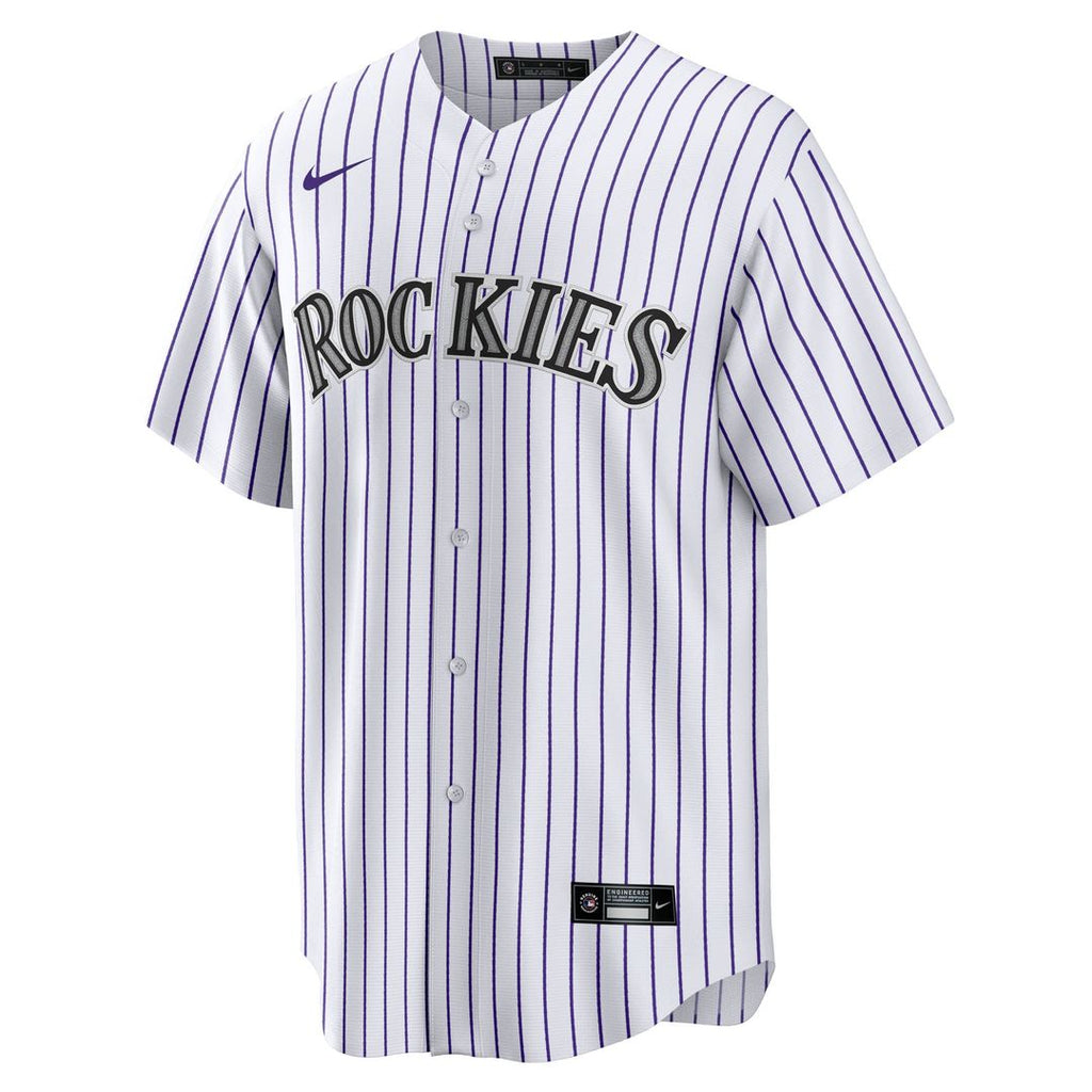 Colorado Rockies Hunter Goodman Home Replica Jersey - White