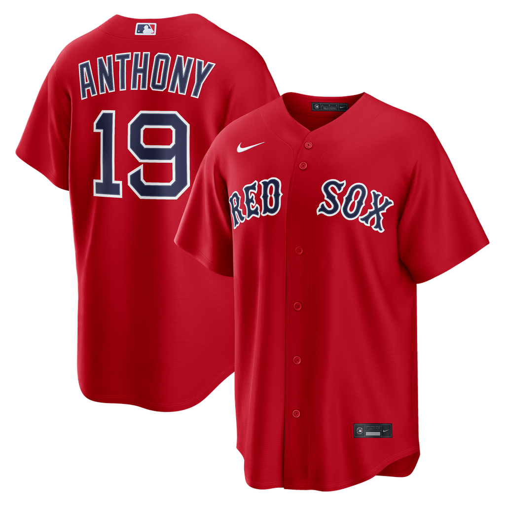 Boston Red Sox Roman Anthony Alternate Replica Jersey - Red