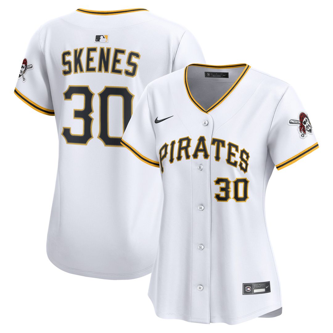 Pittsburgh Pirates Paul Skenes Women's Home Limited Jersey - White