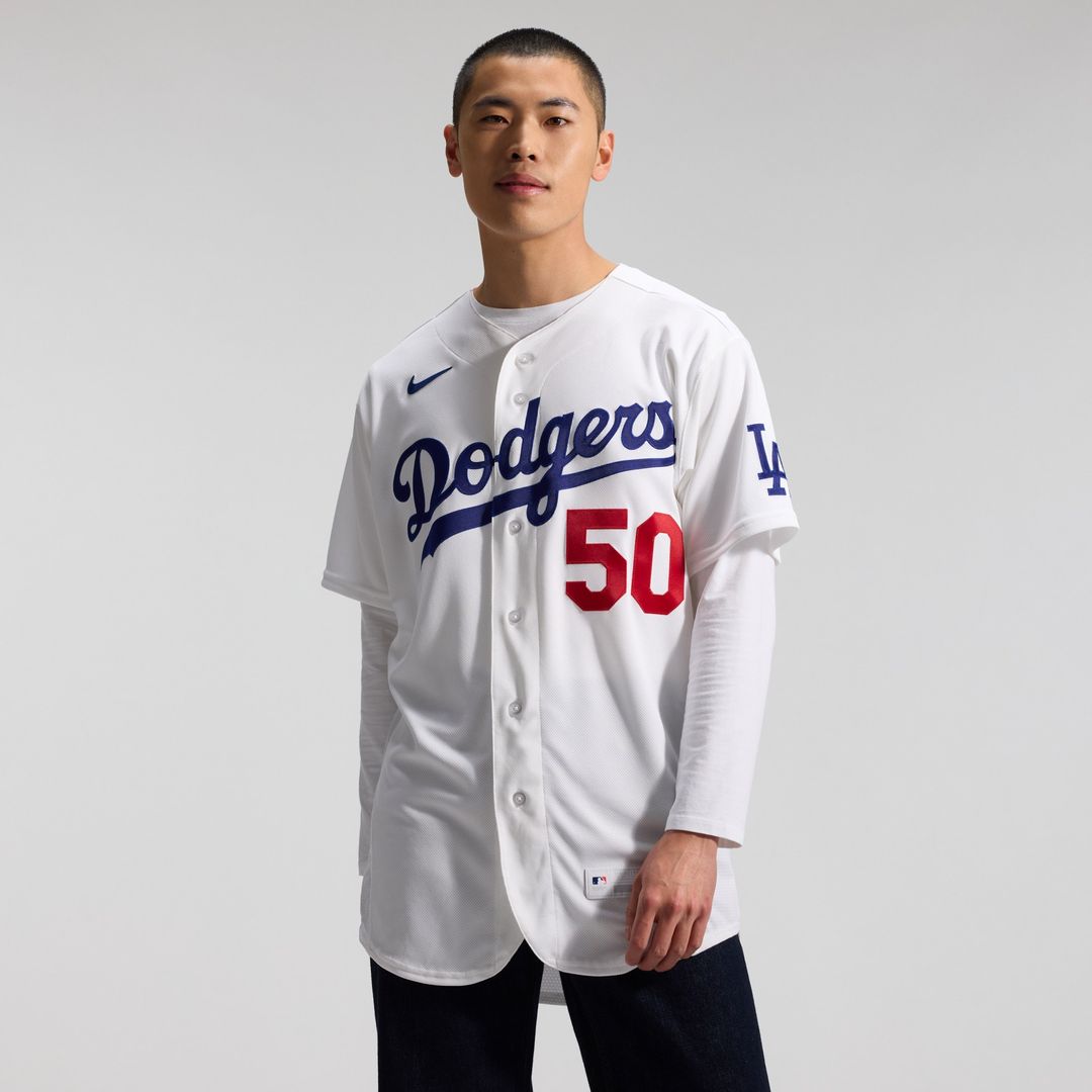 Los Angeles Dodgers Mookie Betts Home Authentic Jersey - White