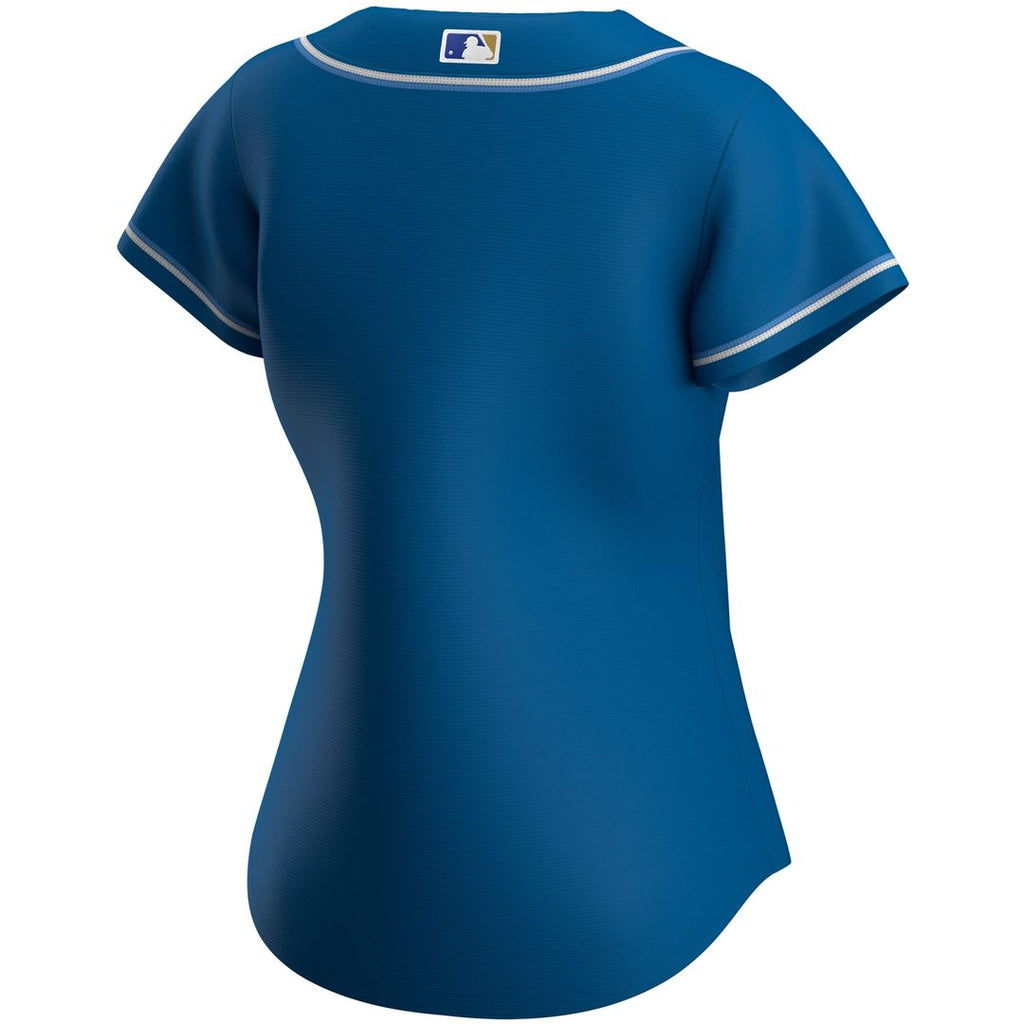 Kansas City Royals Women's Home Replica Team Logo Jersey - White